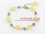 Lovely citrine bracelet with extendable chain is sold at US$ 1.53