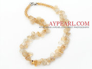 Yellow Series Irregular Shape Top Drilled Citrine and Yellow Crystal N